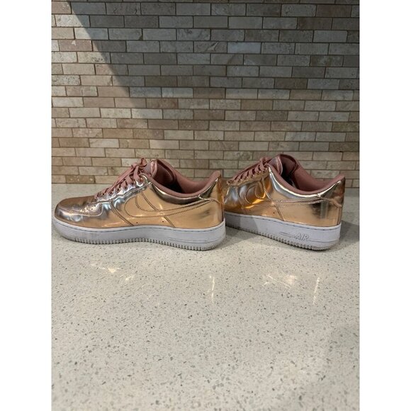 Nike‎ Air Force 1 Low Metallic Rose Gold size 14 - Picture 5 of 6